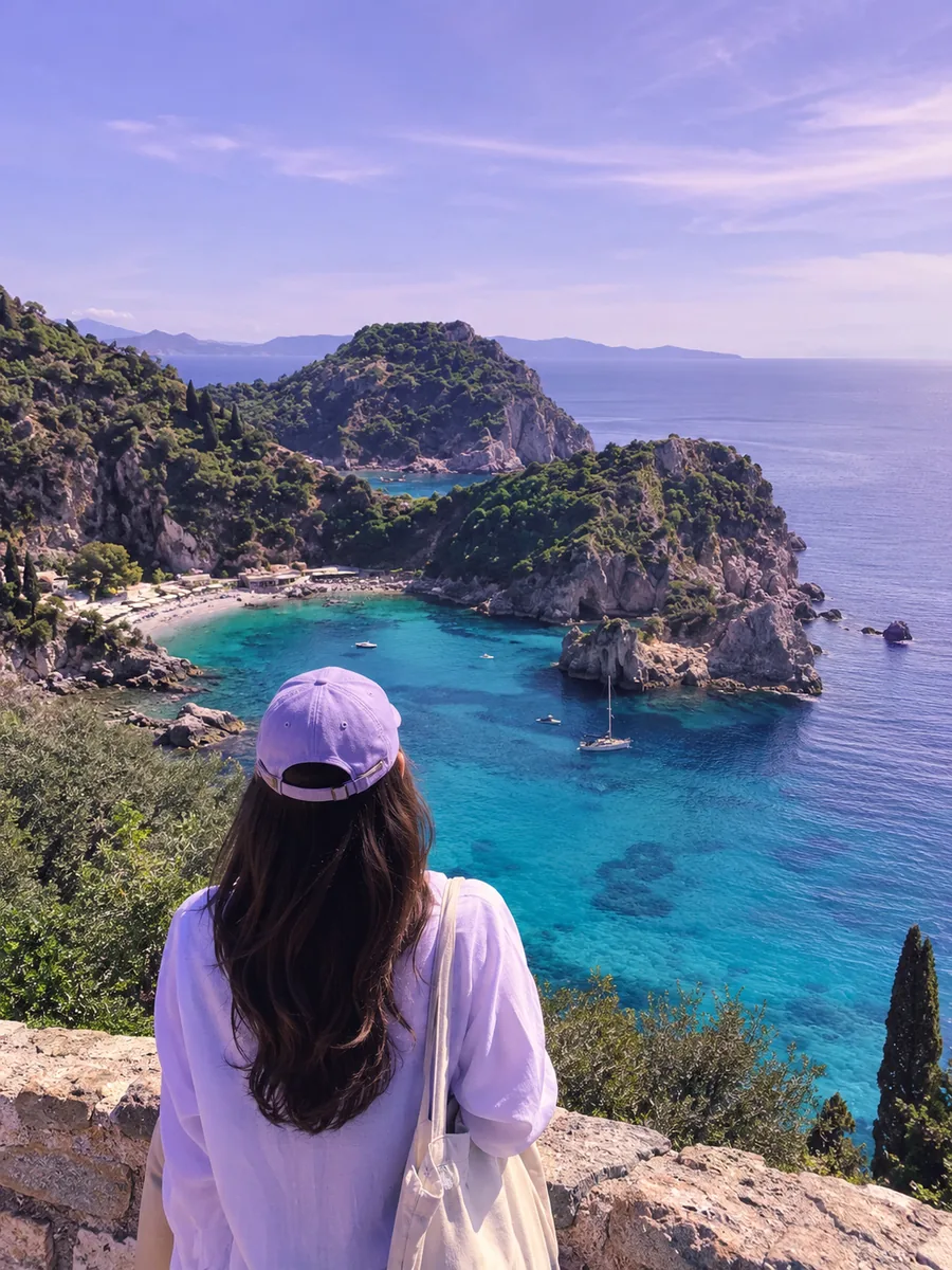 View at Paleokastritsa